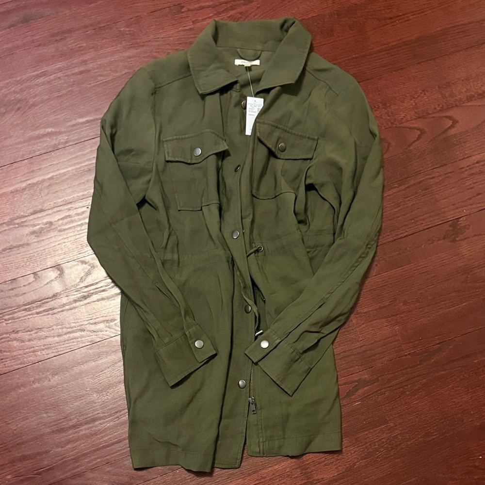 Lightweight green jacket